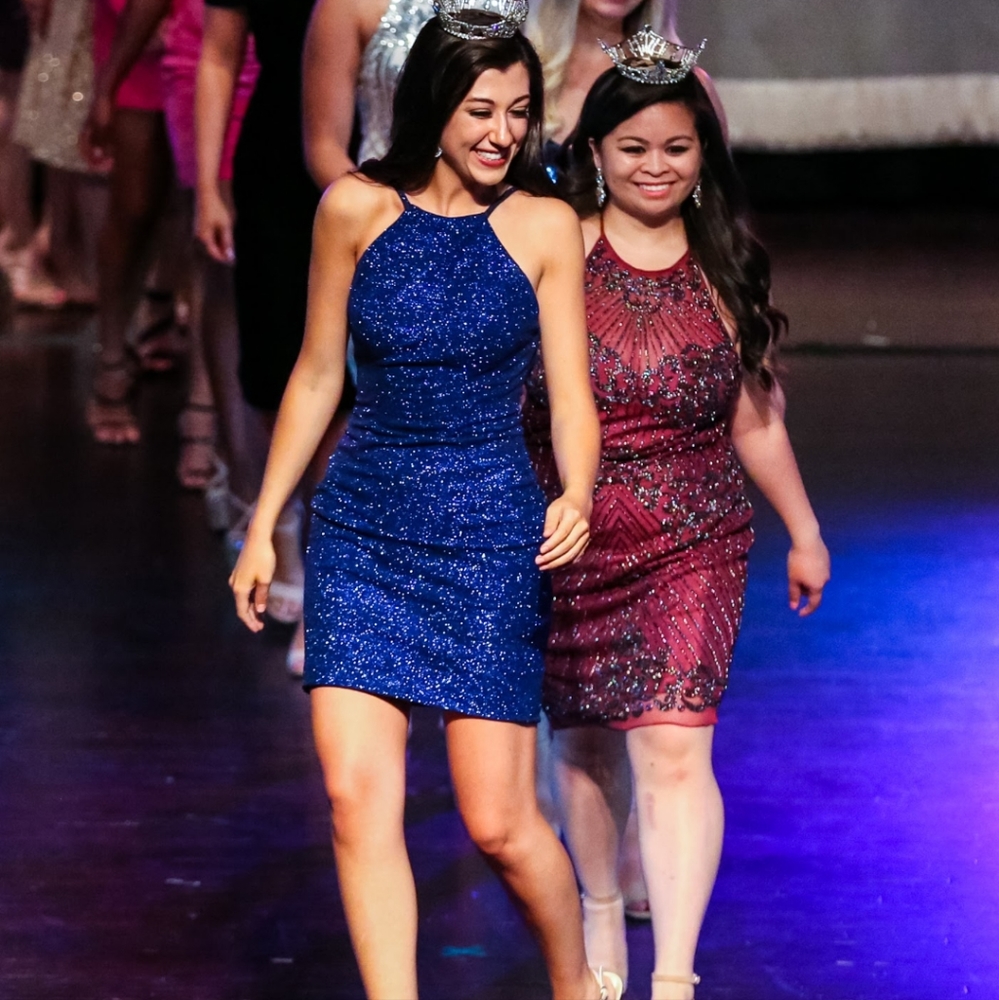 Jovani Shimmer Cocktail Dress - Picture 3 of 5